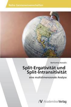 Paperback Split-Ergativität und Split-Intransitivität [German] Book