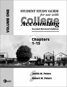 Paperback Study Guide Vol.II. T/A Peters College Accounting Chapters 16-29 Book