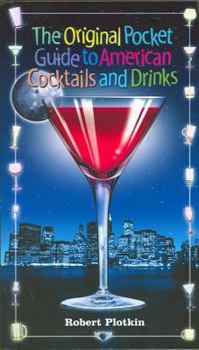 Paperback Original Pocket Guide to American Cocktails and Drinks Book