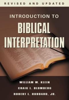 Hardcover Introduction to Biblical Interpretation Book