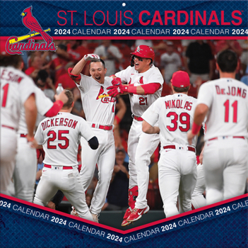 Calendar St Louis Cardinals 2024 12x12 Team Wall Calendar Book