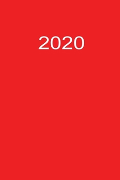 Paperback 2020: Taschenkalender 2020 A5 Rot [German] Book