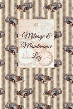 Paperback Mileage & Maintenance Log Book