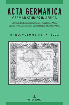 Paperback ACTA Germanica: German Studies in Africa [German] Book