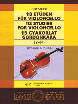 Paperback 113 Studies - Volume 1: Cello Solo Book