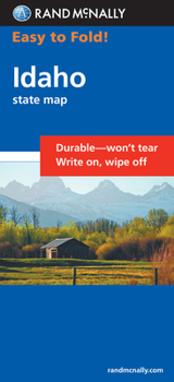 Map Rand McNally Easy to Fold: Idaho (Laminated Fold Map) Book