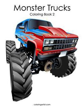 Paperback Monster Trucks Coloring Book 2 Book