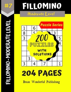Paperback Fillomino Puzzle Series: 200 Brain Teasers Puzzle Book Collection [Large Print] Book