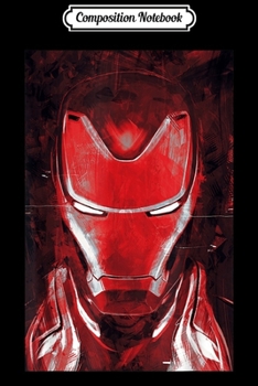 Composition Notebook: Marvel Avengers Endgame Red Iron Man Portrait Graphic  Journal/Notebook Blank Lined Ruled 6x9 100 Pages