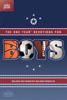 Paperback One Year Book of Devotions for Boys Book