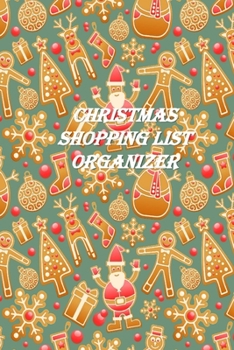 Paperback Christmas Shopping List Organizer: The Ultimate Gift List Organizer Book