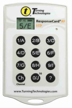 Paperback TURNING TECHNOLOGIES RCRF-03 200FT Range, Classroom AIDE, LCD, PROGRAMMABLE Channel, Response Card, RF Book