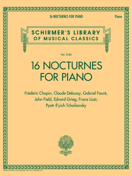 Paperback 16 Nocturnes for Piano: Schirmer Library of Classics Volume 2140 Book