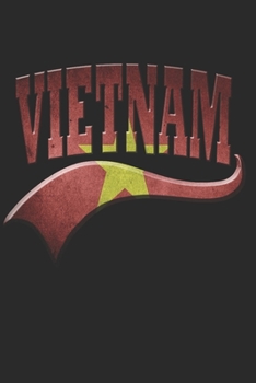 Paperback Vietnam Notebook: Vietnam Notebook - college book - diary - journal - booklet - memo - composition book - 120 sheets - Dot Grid paper 6x Book
