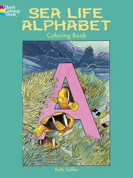 Paperback Sea Life Alphabet Coloring Book