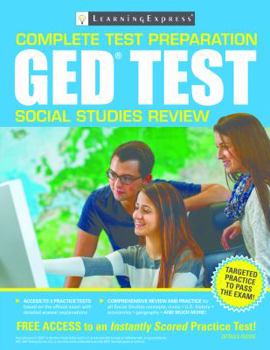Paperback GED Test Social Studies Review Book
