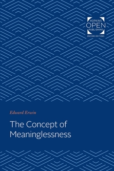 Paperback Concept of Meaninglessness Book