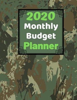 Monthly Budget Planner 2020: Monthly Finance Budget Planner Expense Tracker Bill Organizer Journal Notebook