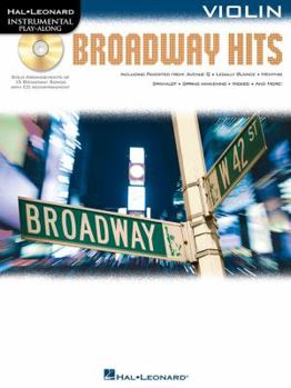 Paperback Broadway Hits, Violin [With CD (Audio)] Book