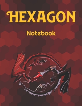 Paperback Hexagon Notebook: Hexagonal Graph Paper Notepad Book