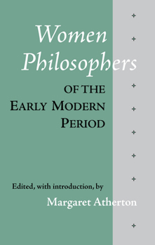 Paperback Women Philosophers of the Early Modern Period Book