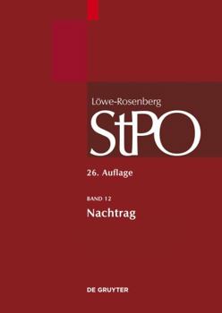 Hardcover Nachtrag (Großkommentare der Praxis) (German Edition) [German] Book