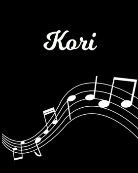 Paperback Kori: Sheet Music Note Manuscript Notebook Paper - Personalized Custom First Name Initial K - Musician Composer Instrument C Book