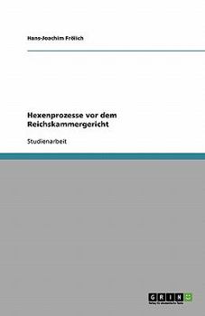 Paperback Hexenprozesse vor dem Reichskammergericht [German] Book