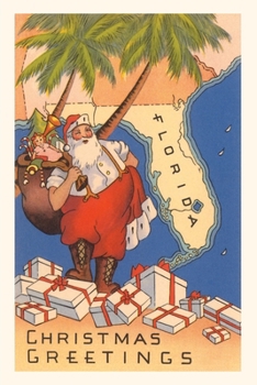 Paperback Vintage Journal Christmas Greetings from Florida Book