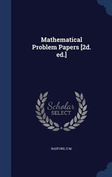 Hardcover Mathematical Problem Papers [2d. ed.] Book