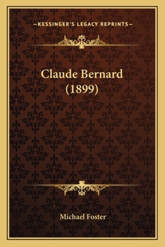 Paperback Claude Bernard (1899) Book