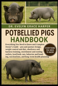 POTBELLIED PIGS HANDBOOK: Everything You Need to Know and Complete Owner’s Guide — pen and pasture design, weight control and diet, obedience and ... outlets, hoof/tusk care, behavior and bonding