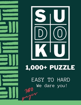 Paperback 1000+ Sudoku Puzzles Easy to Hard with Solutions Book