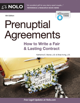 Paperback Prenuptial Agreements : How to Write a Fair and Lasting Contract Book