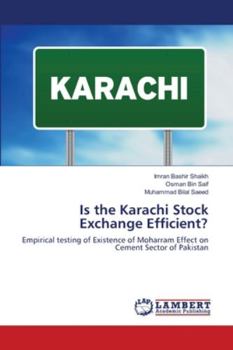 Paperback Is the Karachi Stock Exchange Efficient? Book