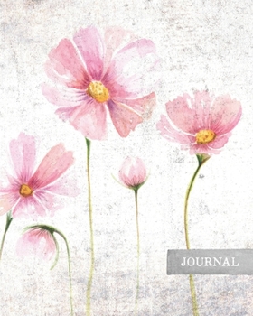 Pink Wildflowers Journal: Blank Lightly Lined Journal Diary To Write In
