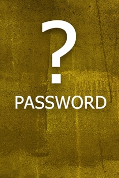 ? PASSWORD: The perfect book to keep all your password information together and secure with alphabetical tabs.