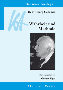 Paperback Hans-Georg Gadamer: Wahrheit und Methode [German] Book