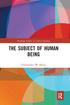 Paperback The Subject of Human Being Book