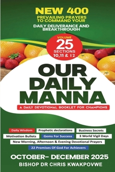 Paperback Our Daily Manna: October to December 2025 Book