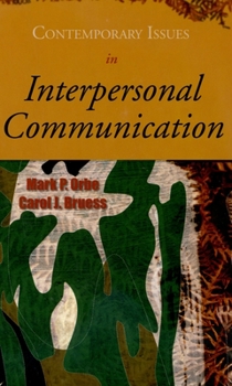 Paperback Contemporary Issues in Interpersonal Communication Book