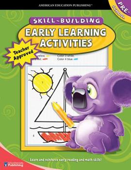 Paperback Early Learning Activities, Grades Toddler - PK (Skill Building) Book