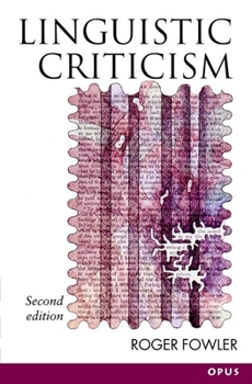 Paperback Linguistic Criticism Book