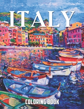Paperback Italy Coloring Book: (Premium Abstract Cover vol.1) Book