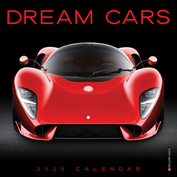 Calendar Dream Cars 2025 7 X 7 Mini Wall Calendar Book