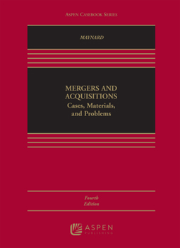 Hardcover Mergers and Acquisitions: Cases, Materials, and Problems Book