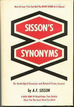 Hardcover Isson's Synonyms: An Unabridged Synonym and Related-Terms Locator Book