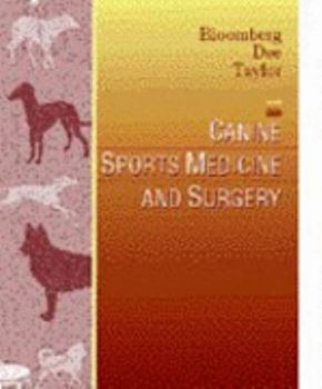Hardcover Canine Sports Medicine and Surgery Book