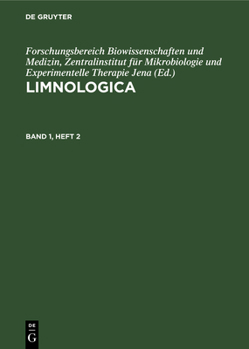 Hardcover Limnologica. Band 1, Heft 2 [German] Book