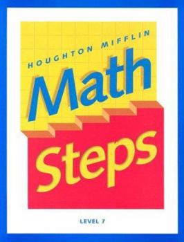 Paperback Math Steps: Student Edition Grade 7 2000 Book